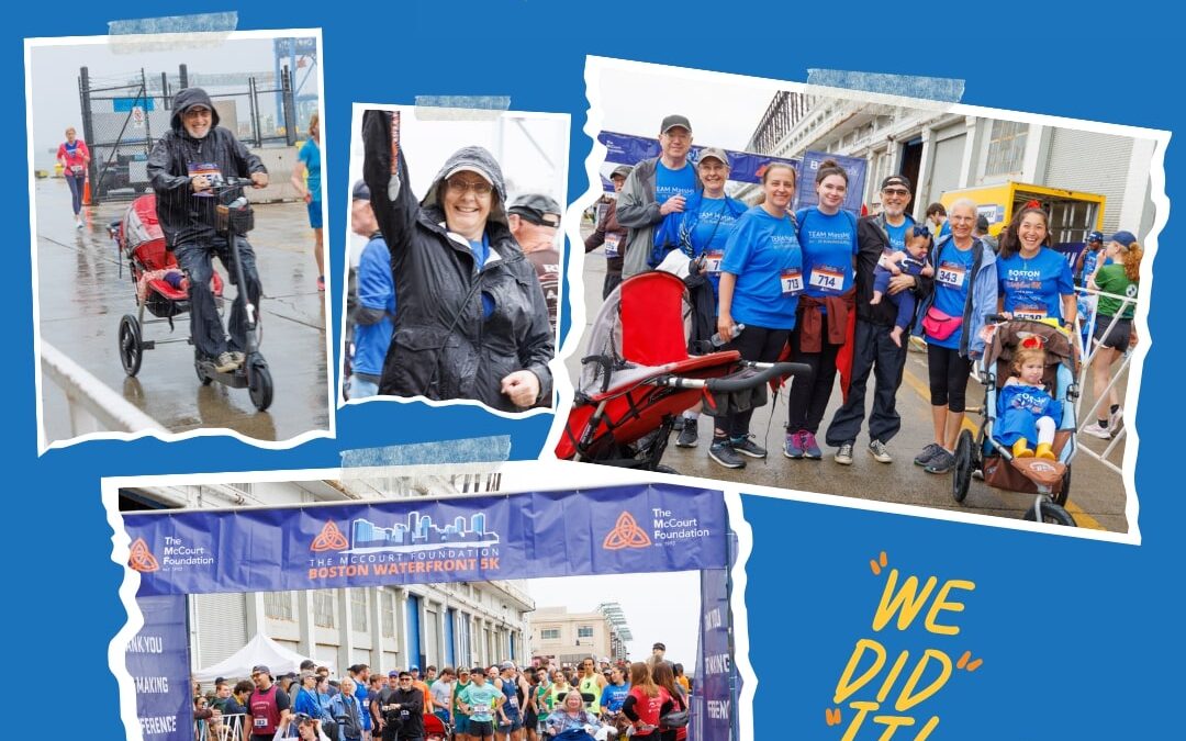 Team MassME at the McCourt Foundation’s 2024 Boston Waterfront 5K