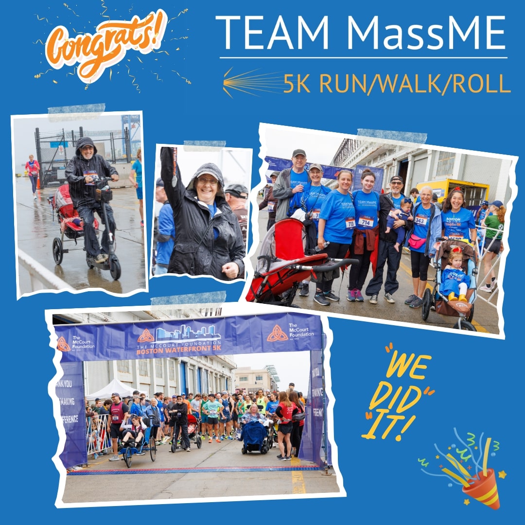 Team MassME at the McCourt Foundation's 2024 Boston Waterfront 5K ...
